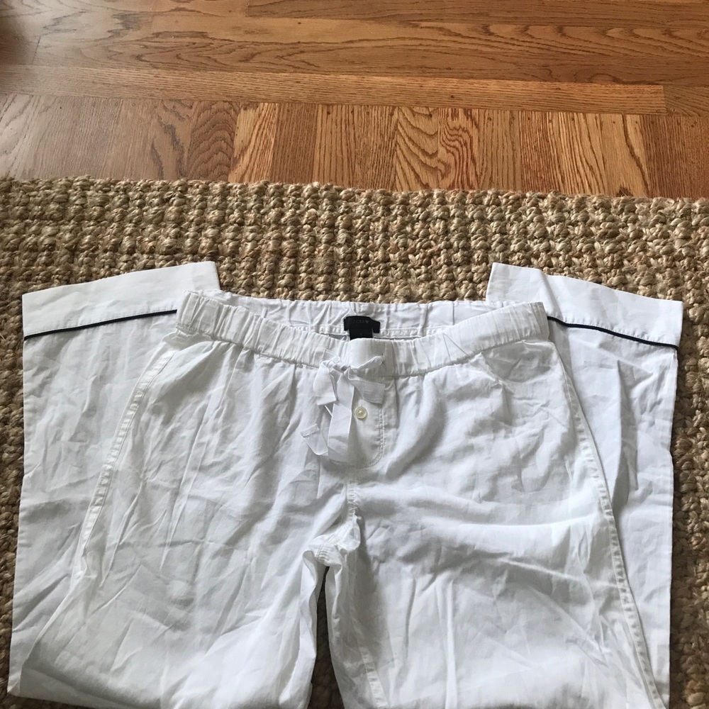 Never worn! J CREW pajama bottoms